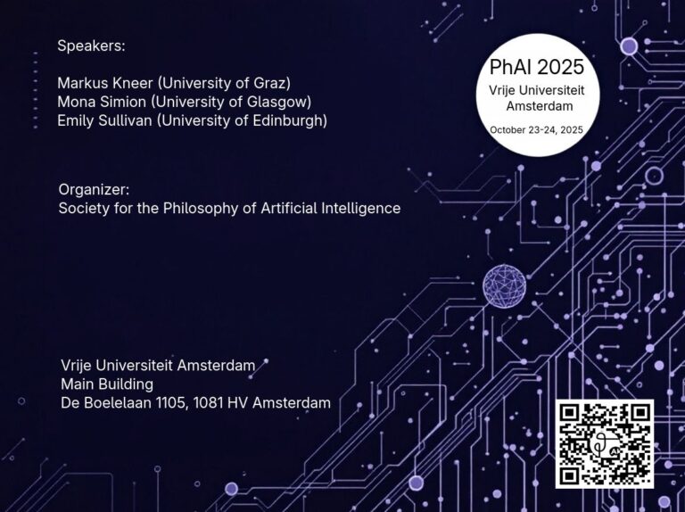 Biannual Conference on the Philosophy of Artificial Intelligence (PhAI 2025)